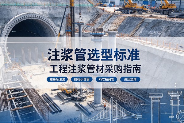 玛多注浆管选型标准