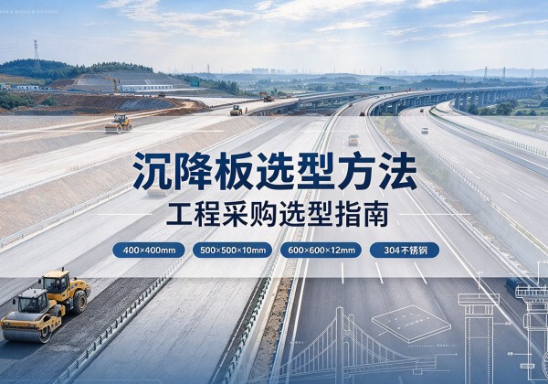 玛多沉降板选择方法